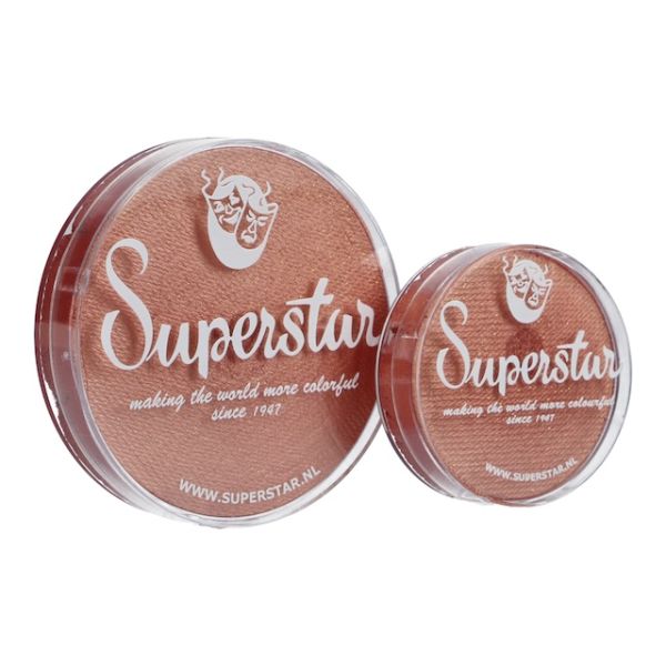 Superstar Schminke Rose Peach mit Glitzer Shimmer